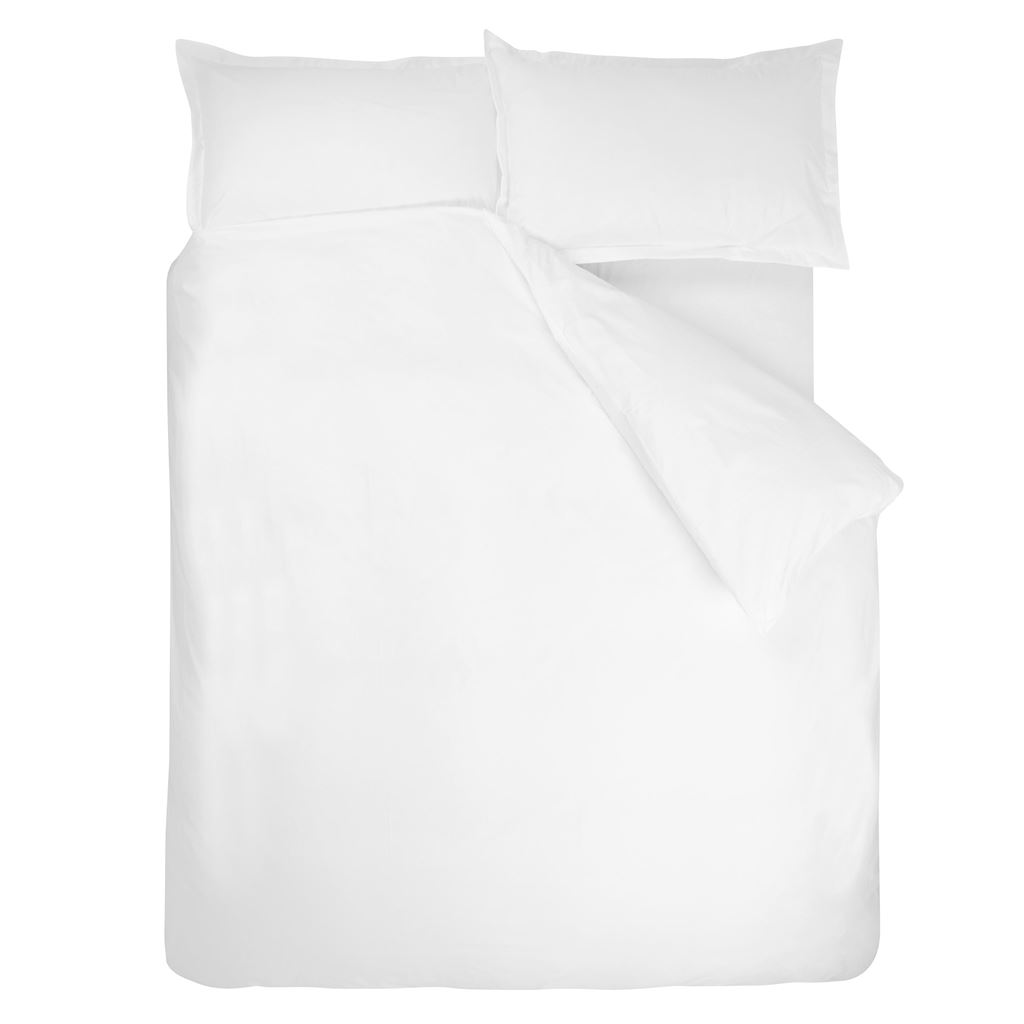 Tortona White Super King Duvet Cover