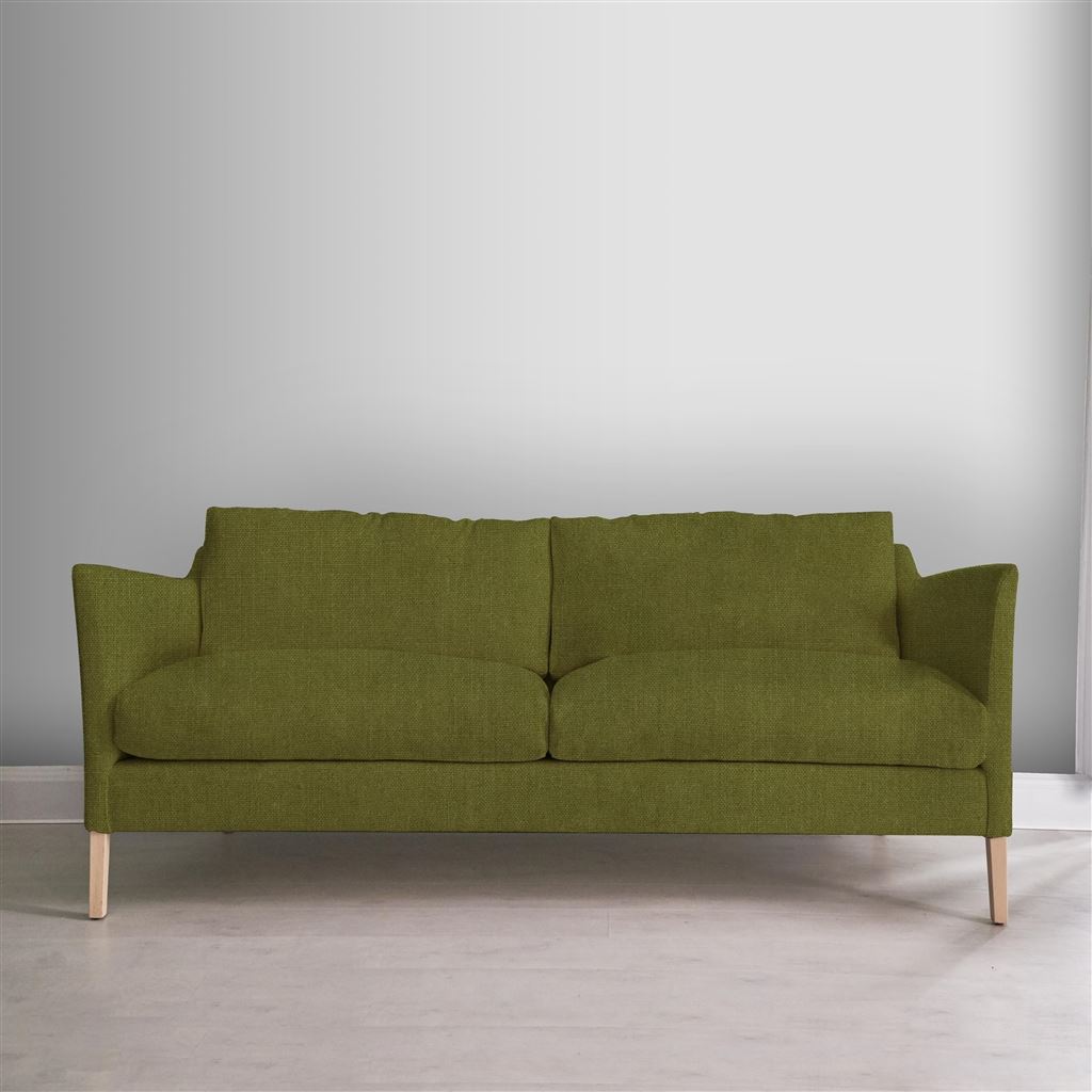 Milan 2.5 Seat Sofa - Natural Legs - Brera Lino Moss