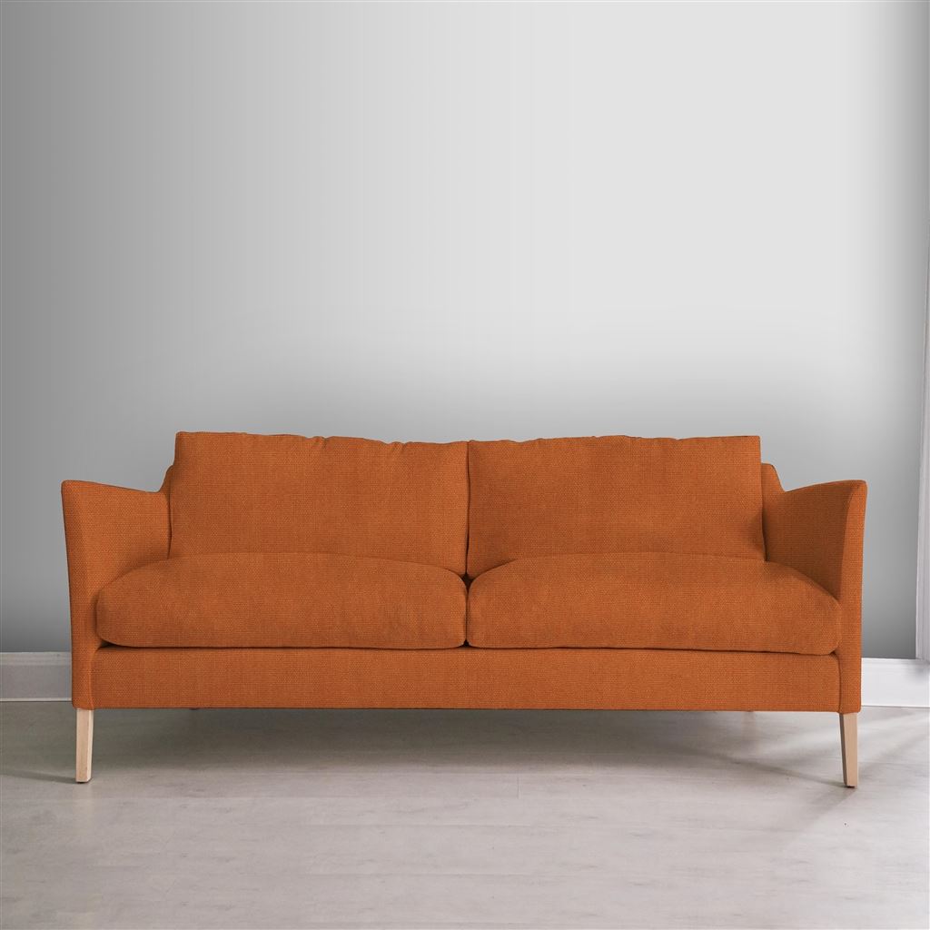 Milan 2.5 Seat Sofa - Natural Legs - Brera Lino Cinnamon