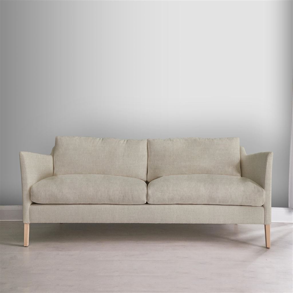 Milan 2.5 Seat Sofa - Natural Legs - Brera Lino Natural