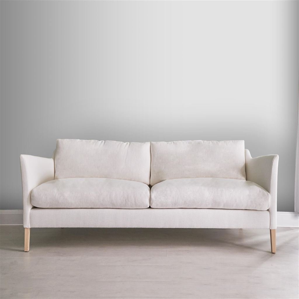 Milan 2.5 Seat Sofa - Natural Legs - Brera Lino Alabaster