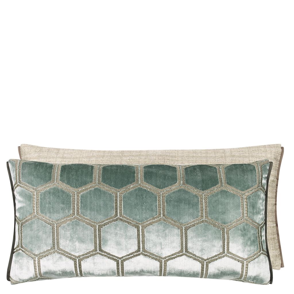Manipur Silver Rectangular Cushion