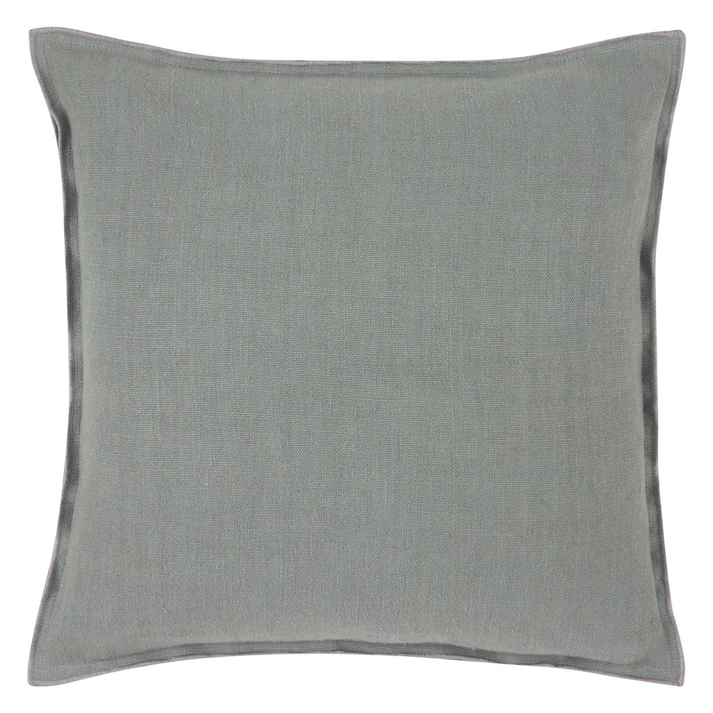 Brera Lino Pewter & Graphite Cushion