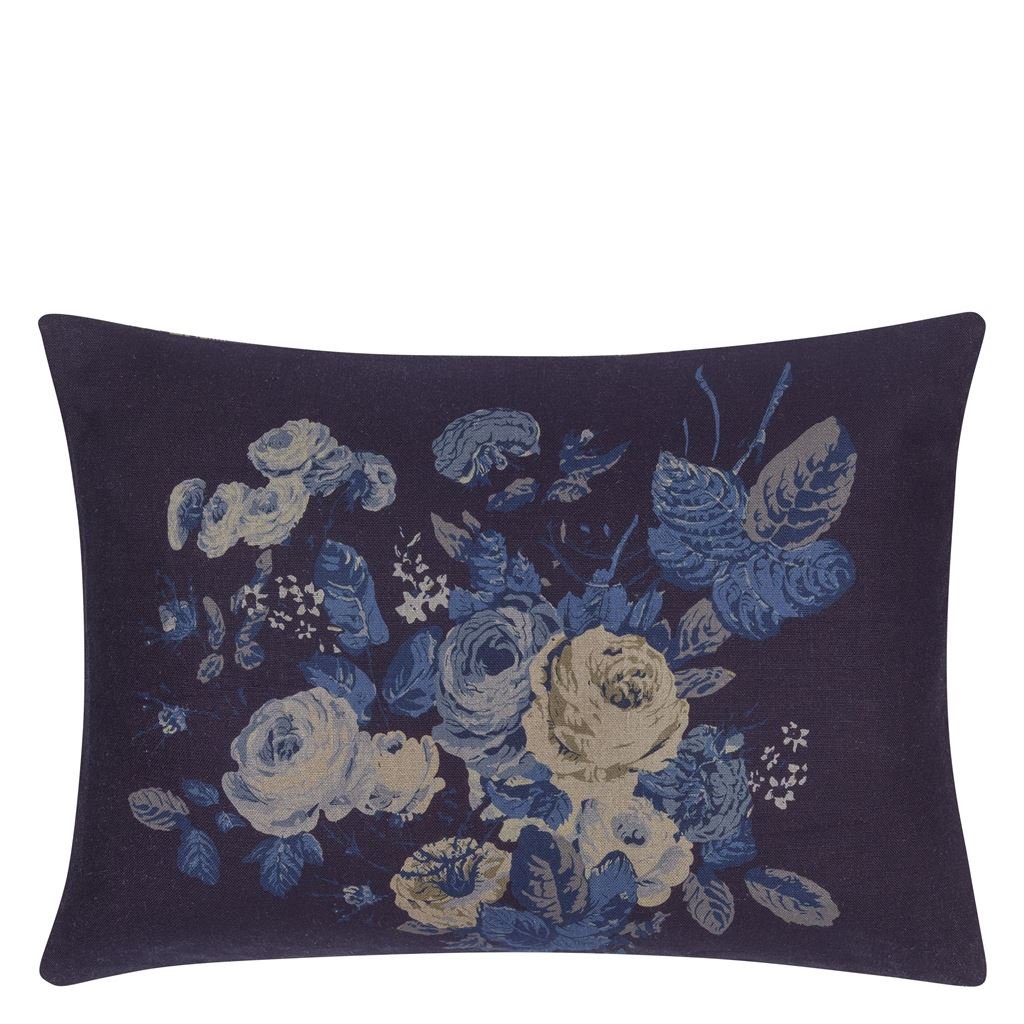 Tallulah Floral Indigo Cushion