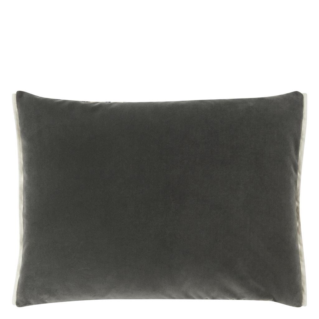 Odisha Graphite Cushion - Reverse