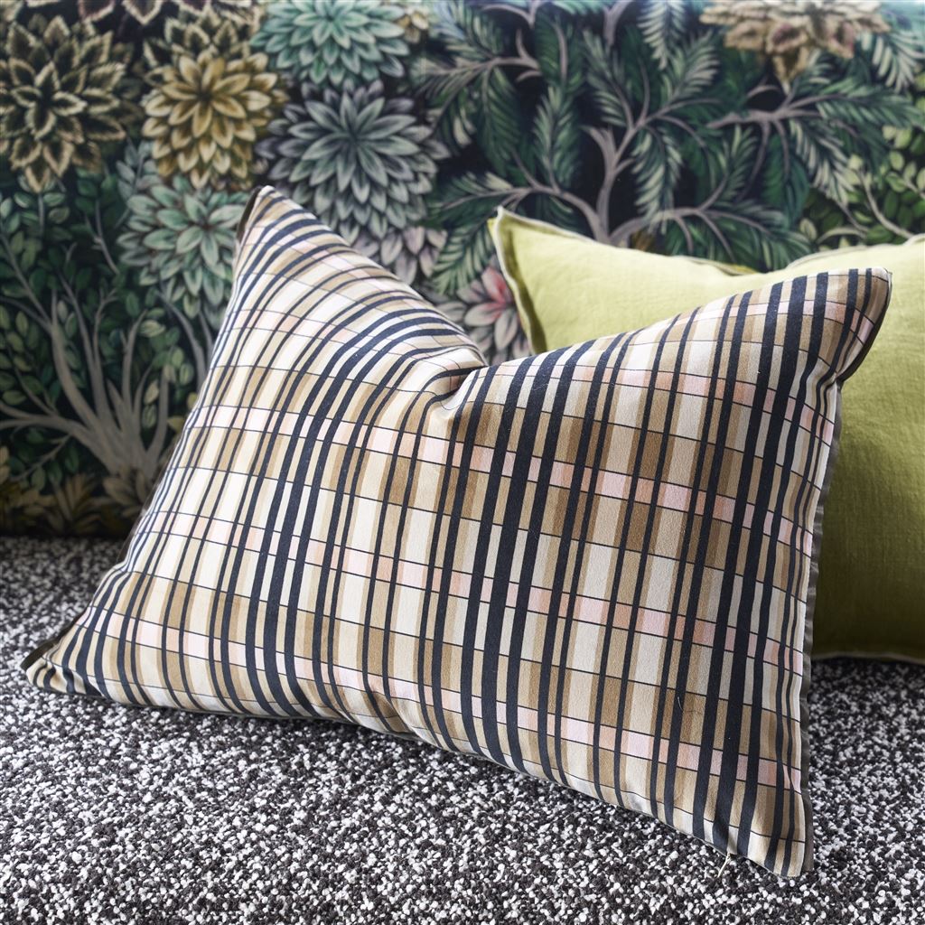 Shastri Natural Velvet Cushion