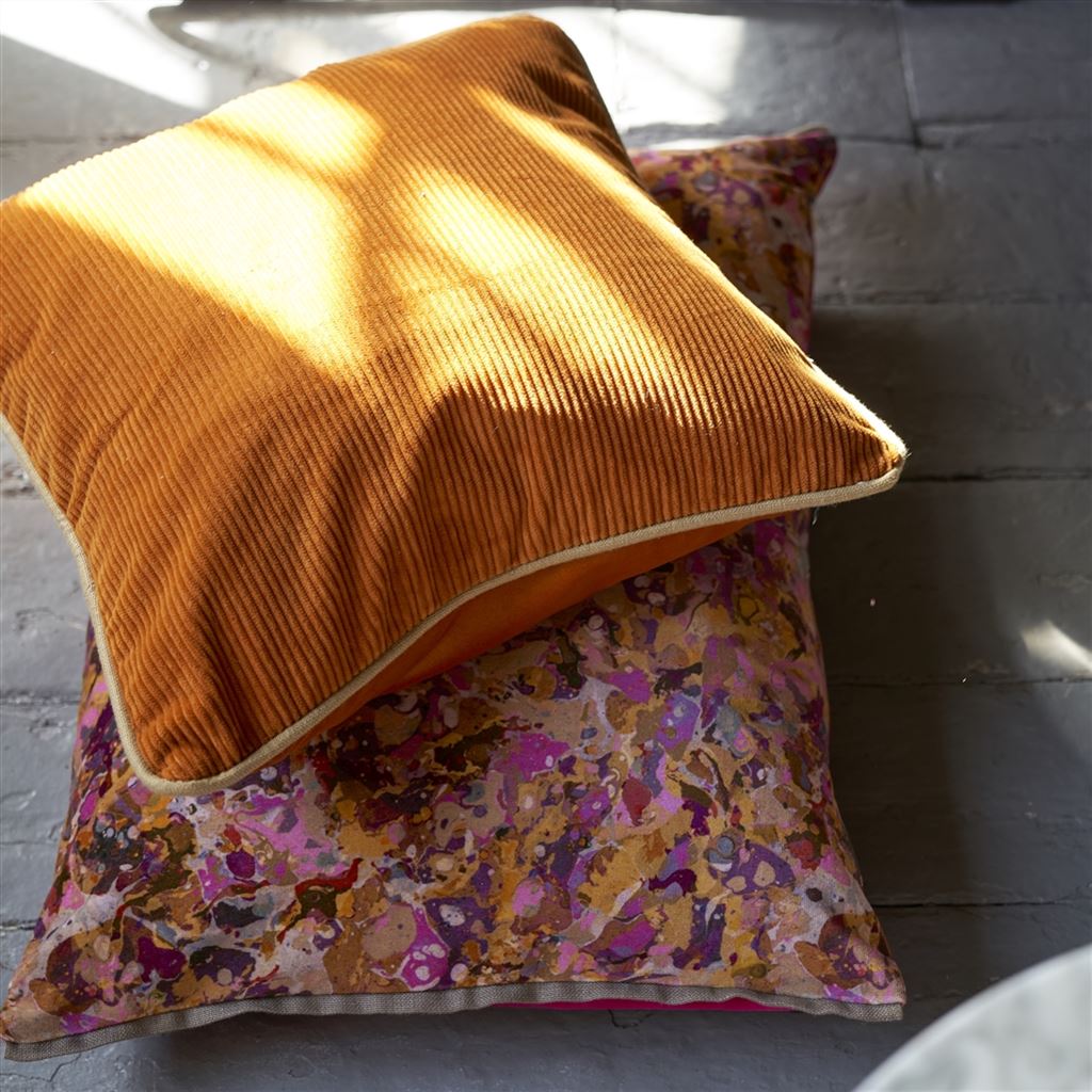 Odisha Rosewood Velvet Cushion