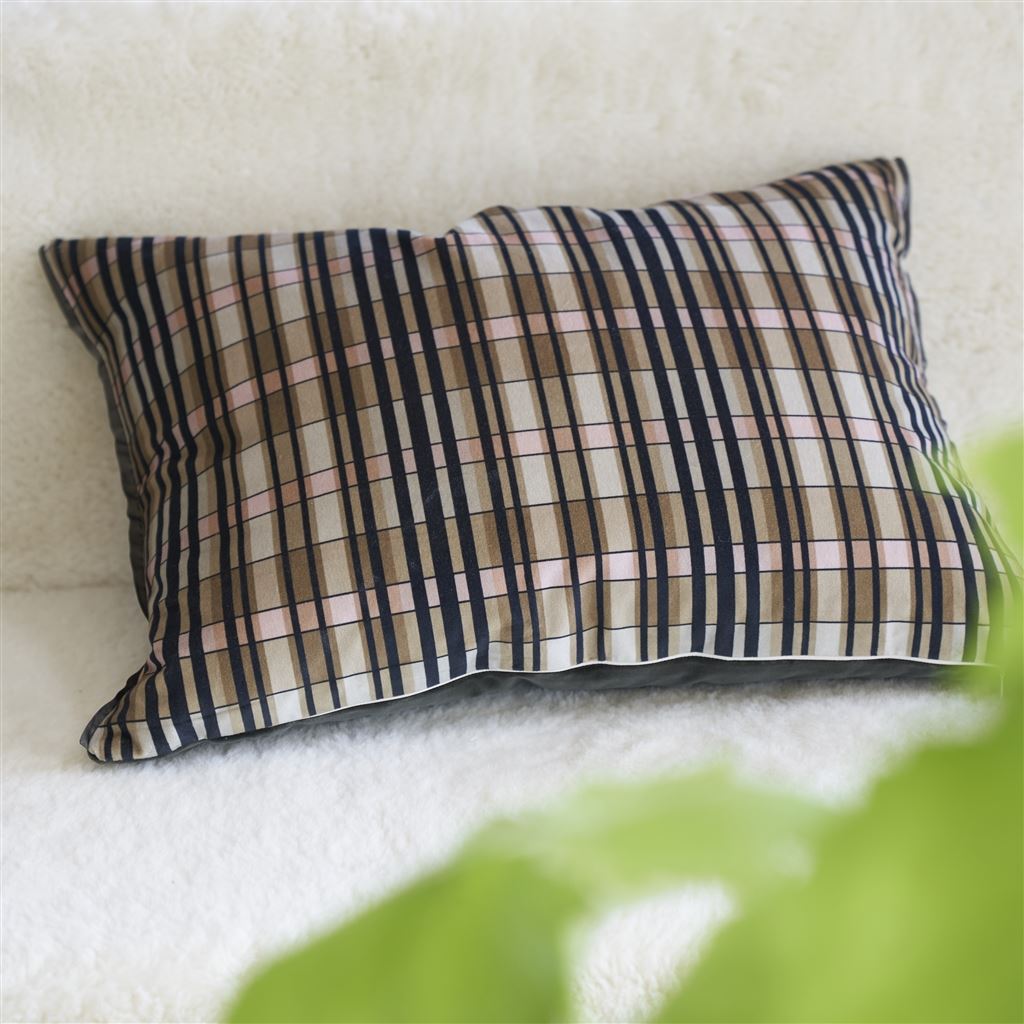 Shastri Natural Velvet Decorative Pillow