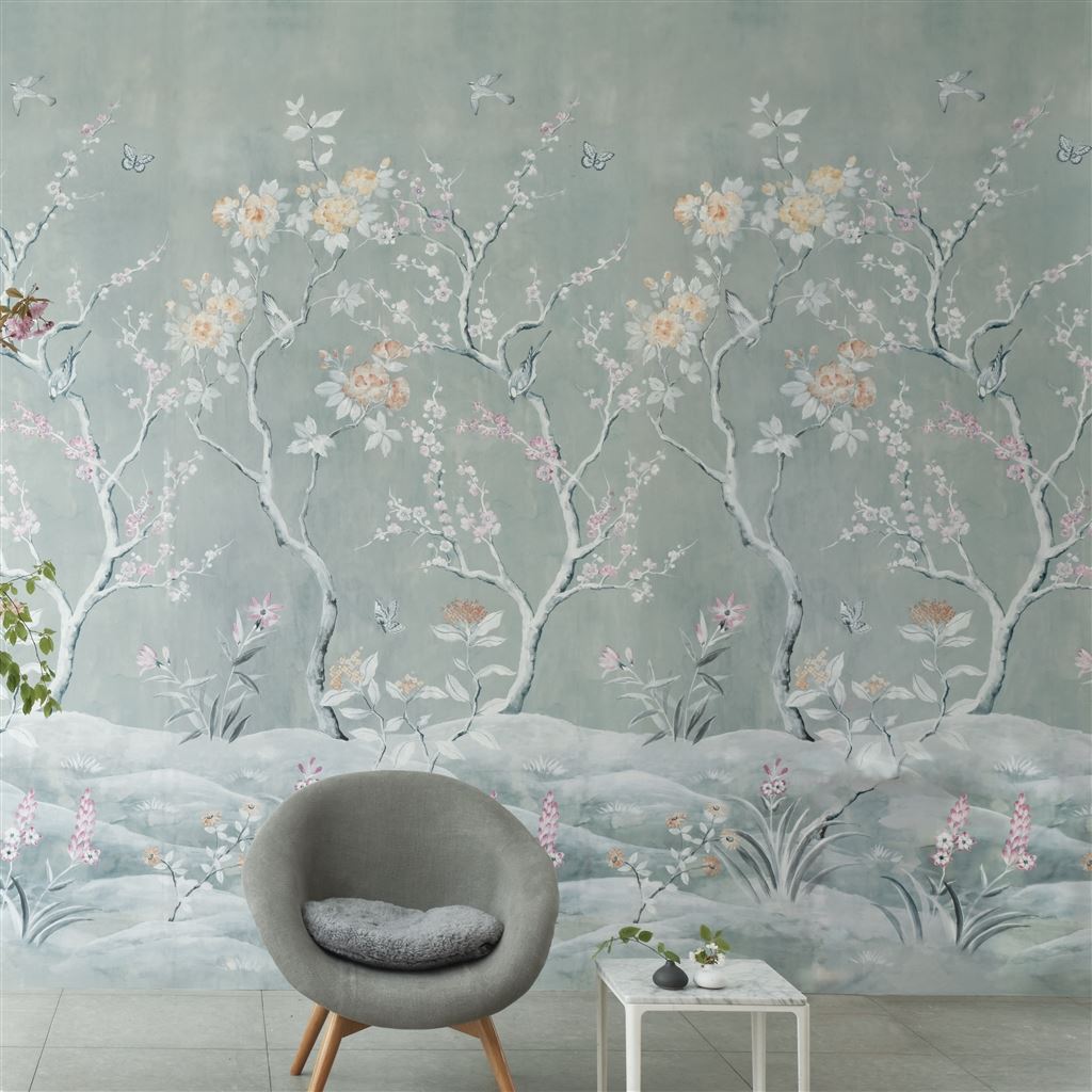 Manohari Grasscloth Blossom