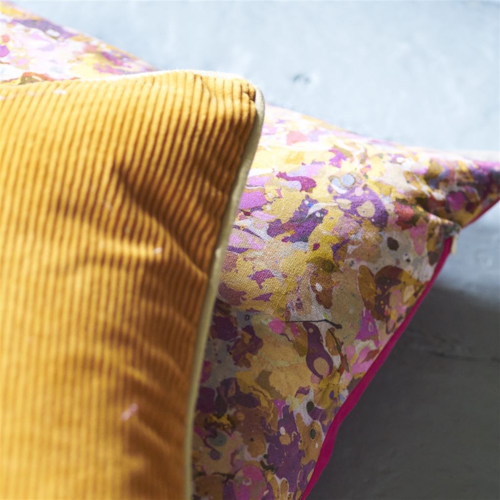 Odisha Rosewood Velvet Cushion