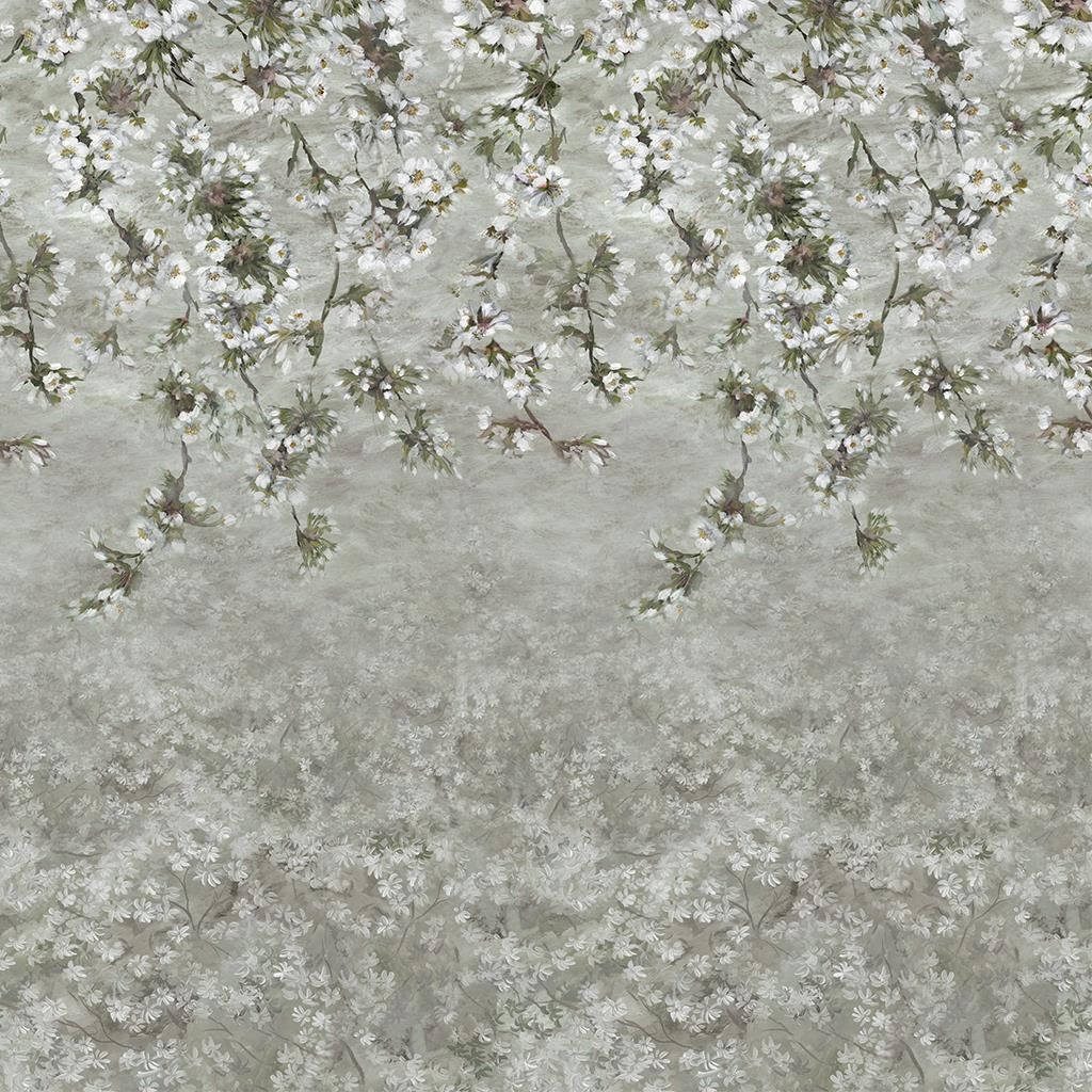 Assam Blossom Dove Shower Curtain