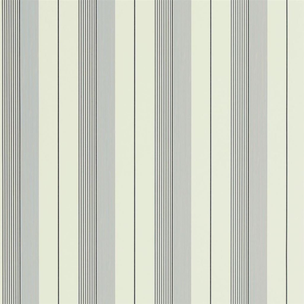 Aiden Stripe - Granite / Cream - Large Sample