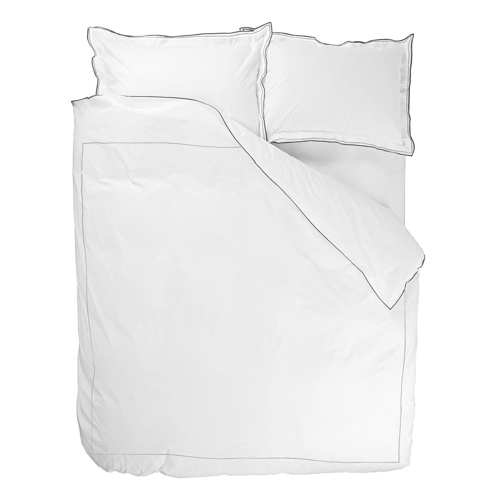 Astor Charcoal/dove King Duvet Cover