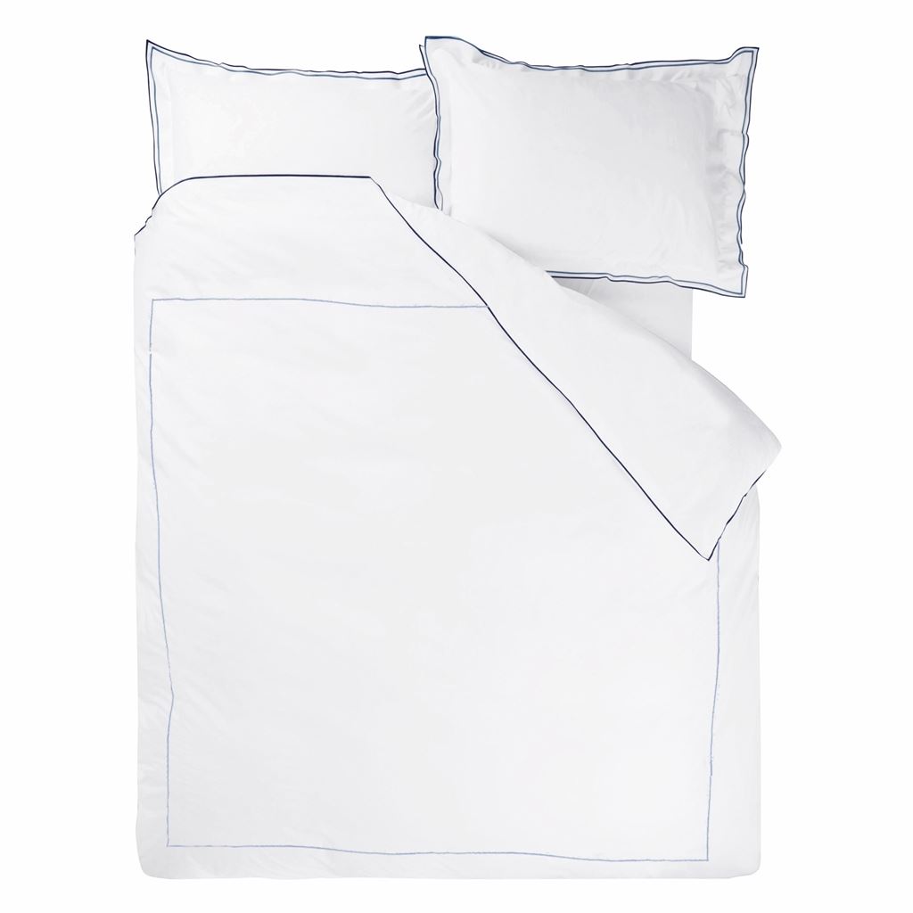 Astor Indigo King Duvet Cover