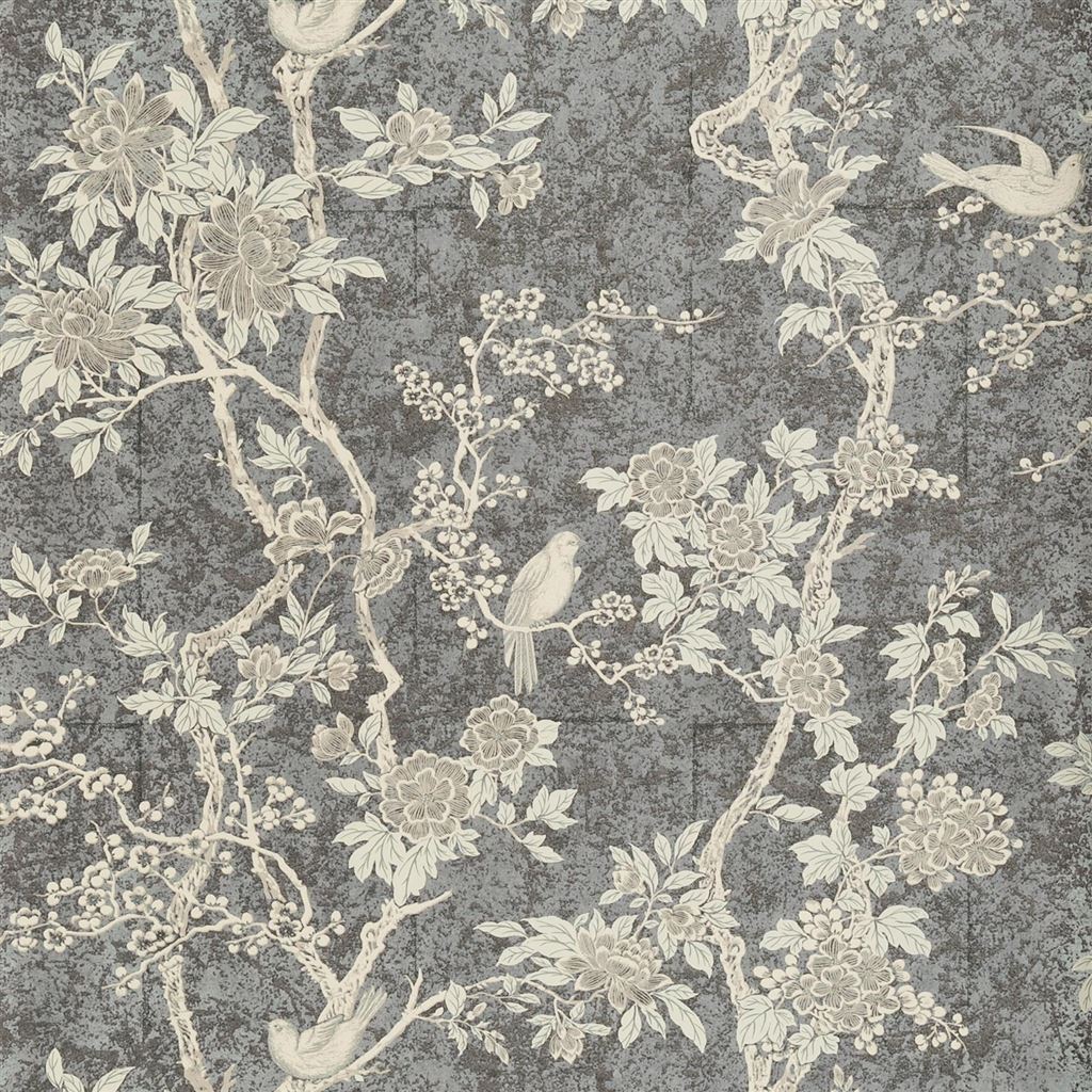 Marlowe Floral - Gunmetal Cutting