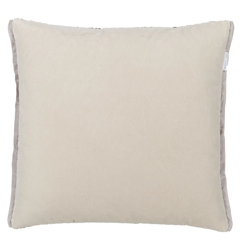 Cassia Cord Moleskin Cushion - Reverse