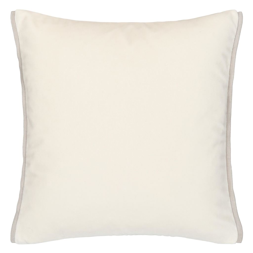 Varese Alchemilla & Parchment Cushion - Reverse