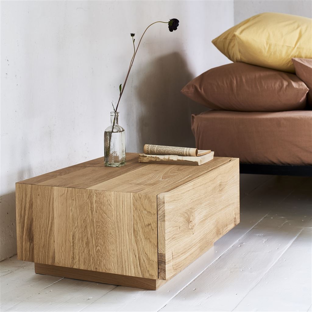 Oak  Bedside Table