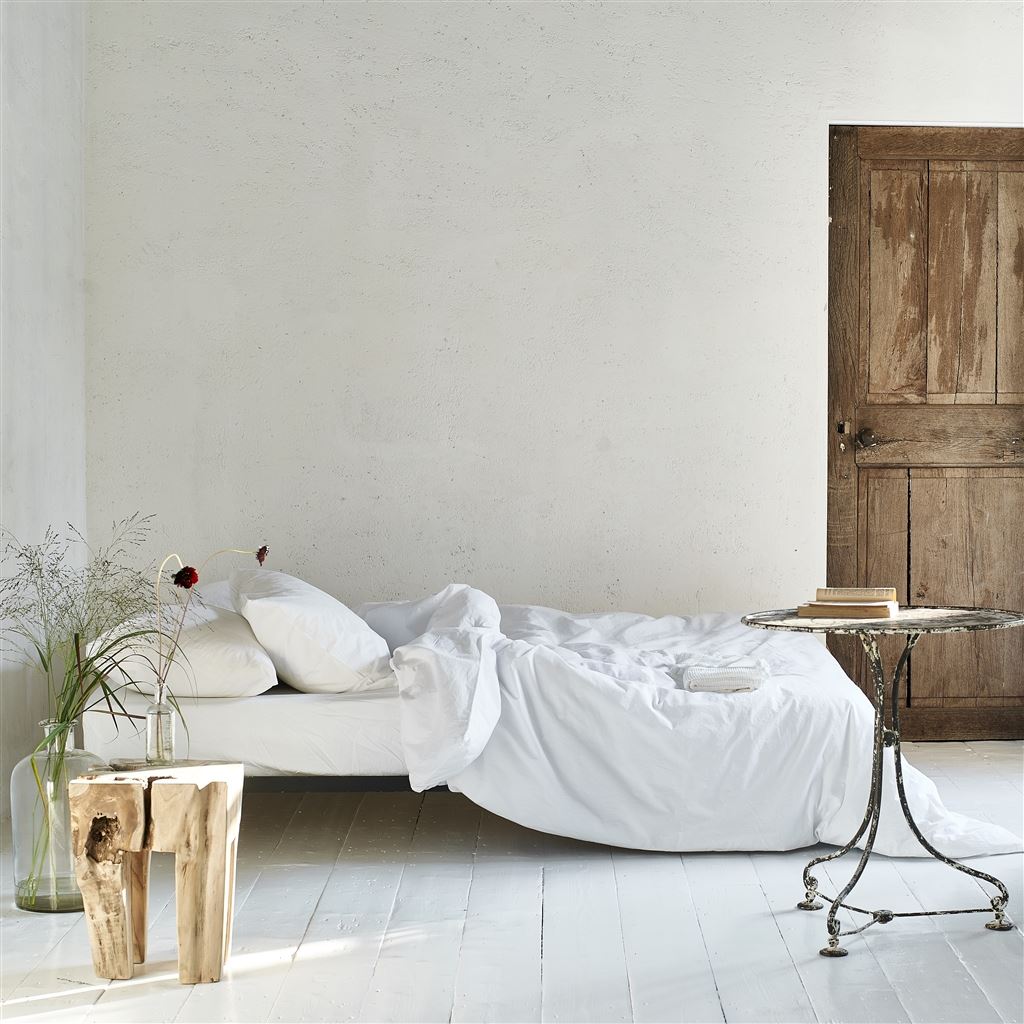 Loweswater Chalk Organic Cotton Bed Linen