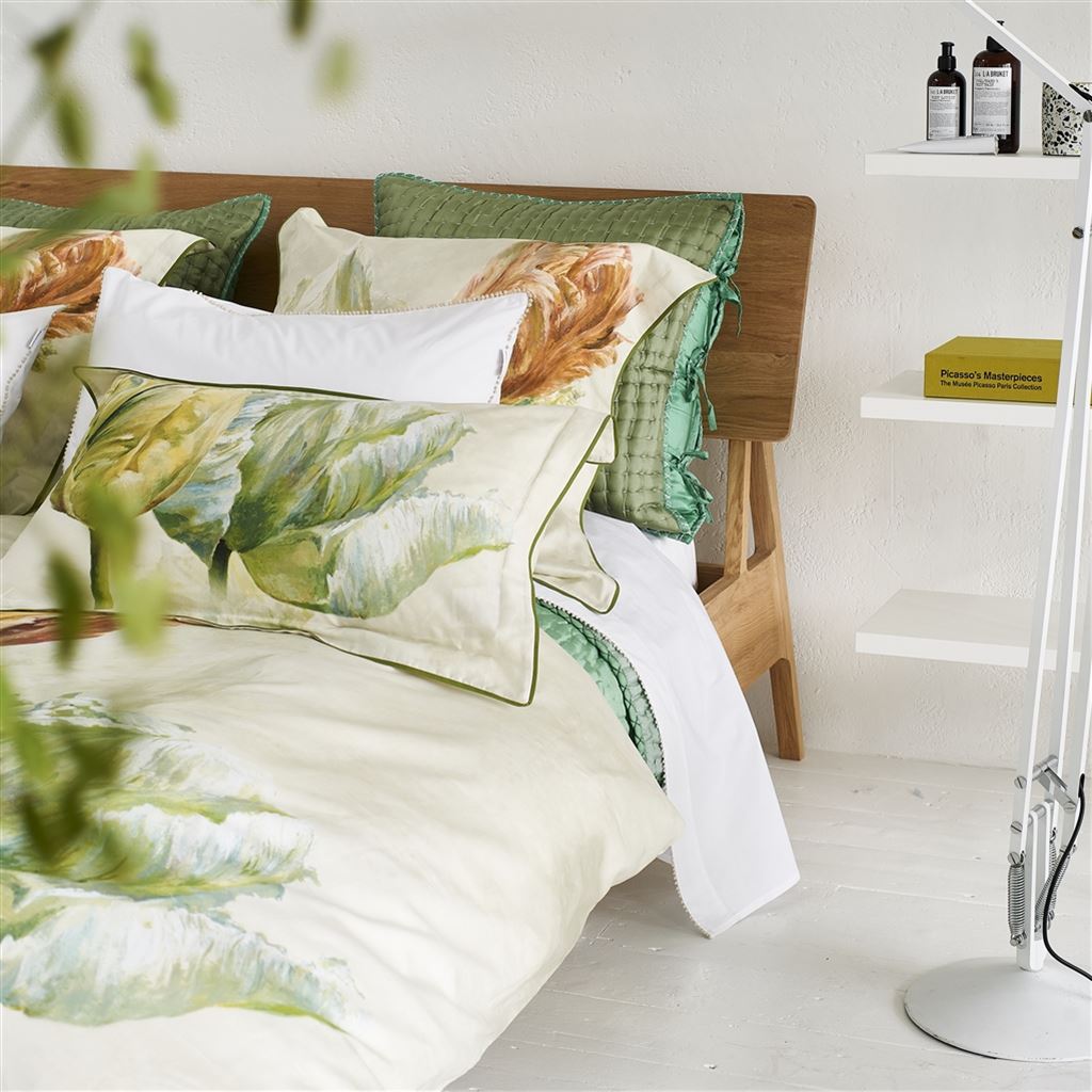 Spring Tulip Buttermilk Bed Linen