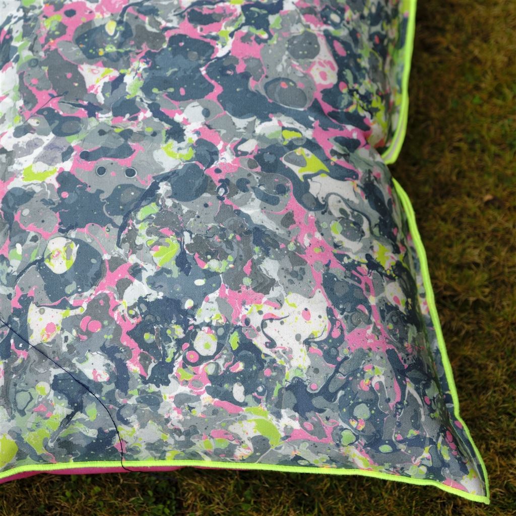 Outdoor Odisha Graphite Decorative Pillow