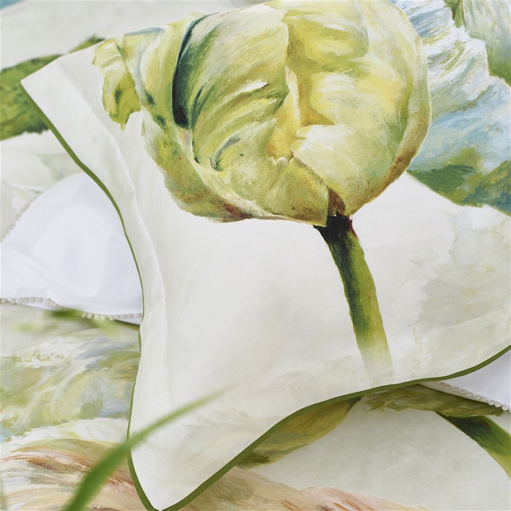 Spring Tulip Buttermilk Bed Linen