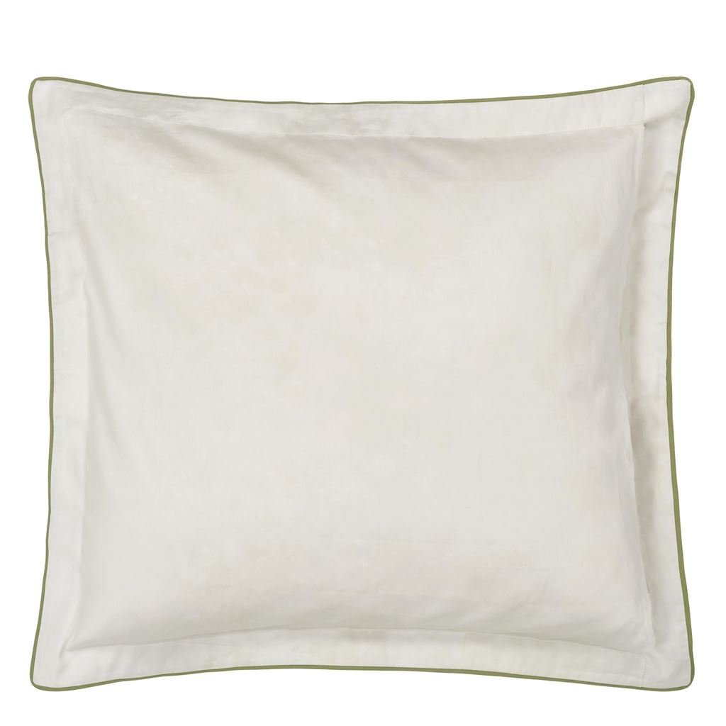 Spring Tulip Buttermilk European Sham - Reverse