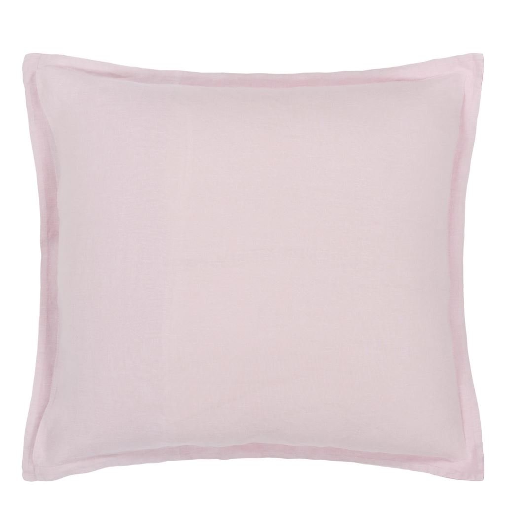 Biella Peony & Pale Rose European Pillowcase - Reverse