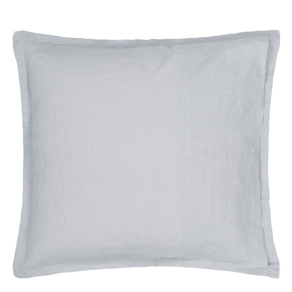 Biella Steel & Dove European Pillowcase - Reverse