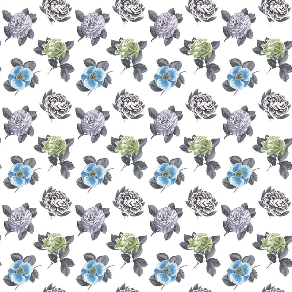 Pavonia - Cobalt - Litho Cutting