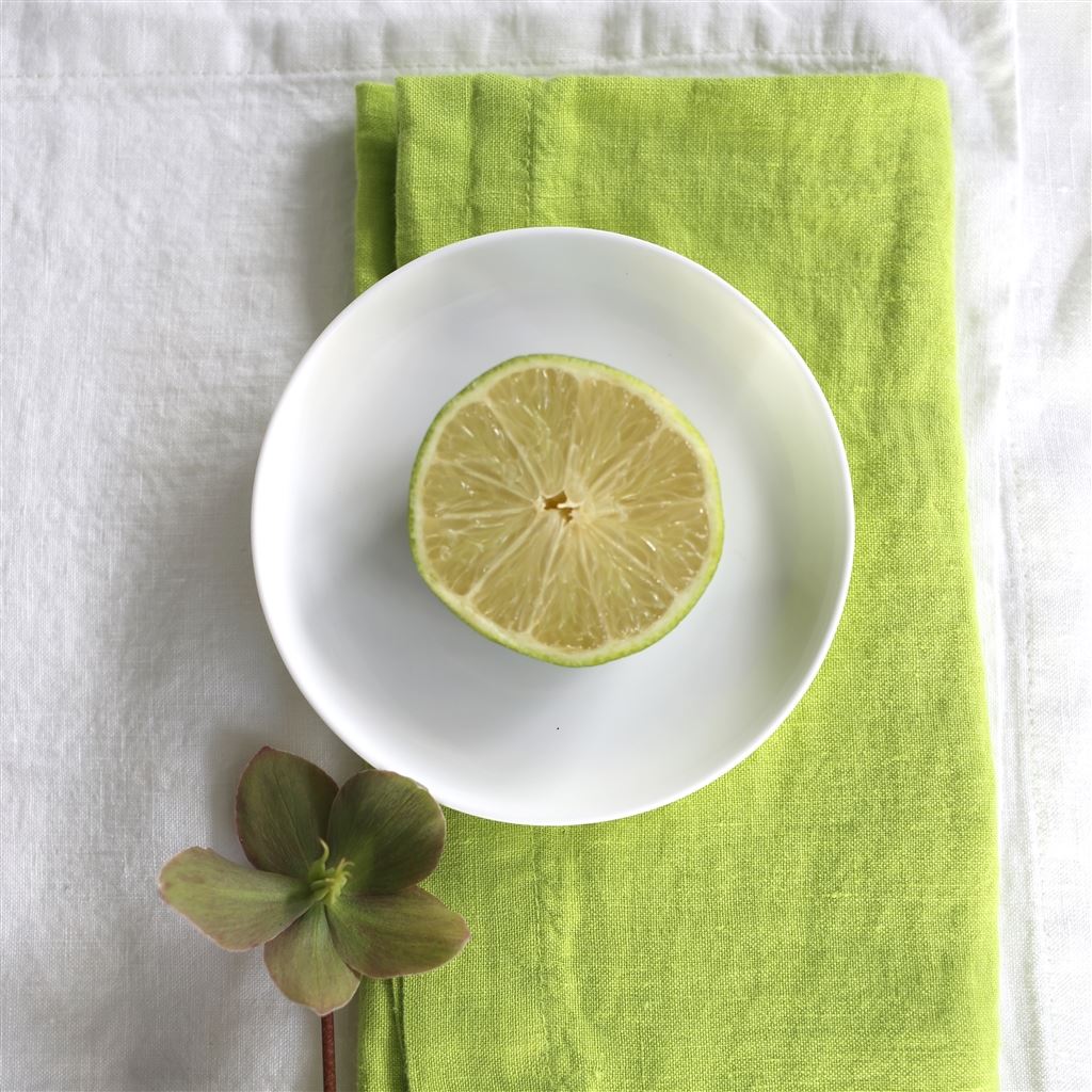 Lario Apple Linen Placemats & Napkins