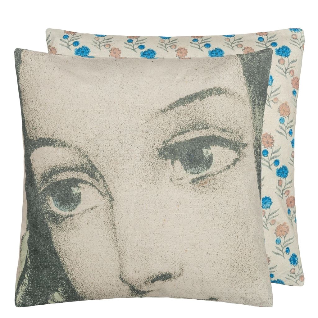 Ellen's Eyes Parchment Cushion 