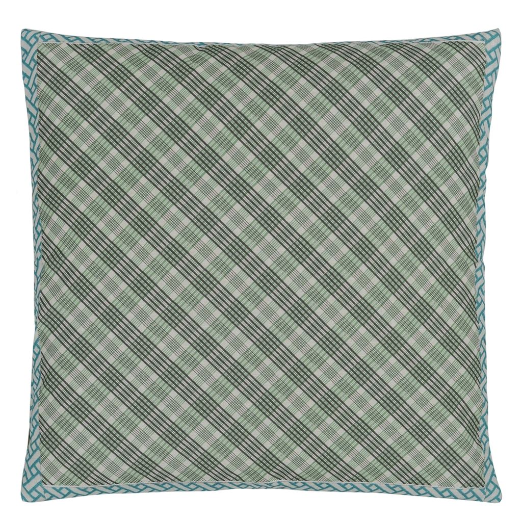 Crown Lily Canvas Cushion  - Reverse