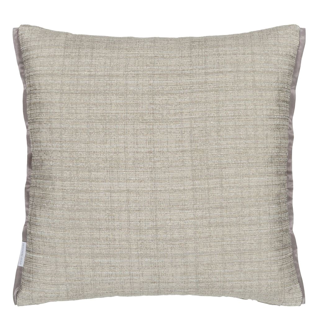 Manipur Graphite Velvet Cushion | Designers Guild