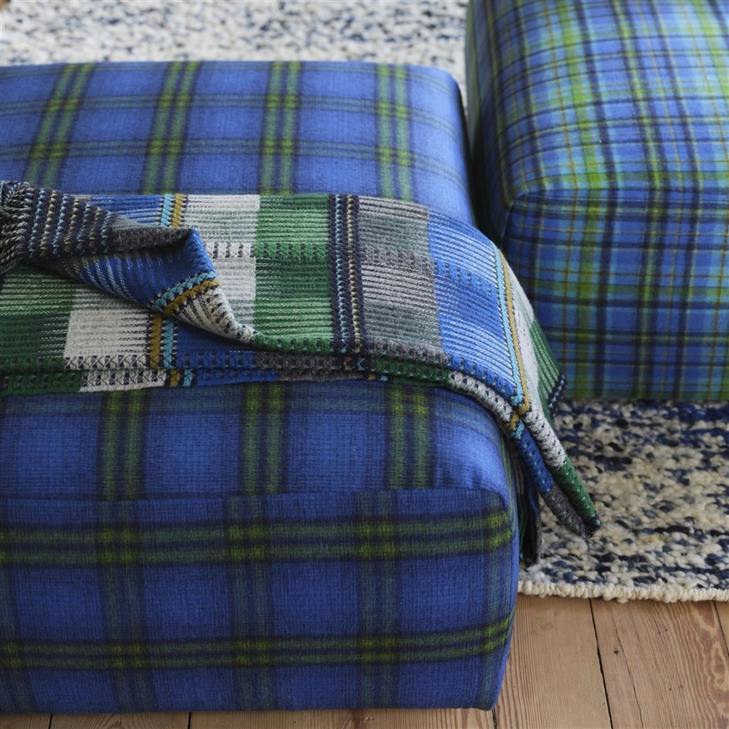 Plaid Tasara Cobalt