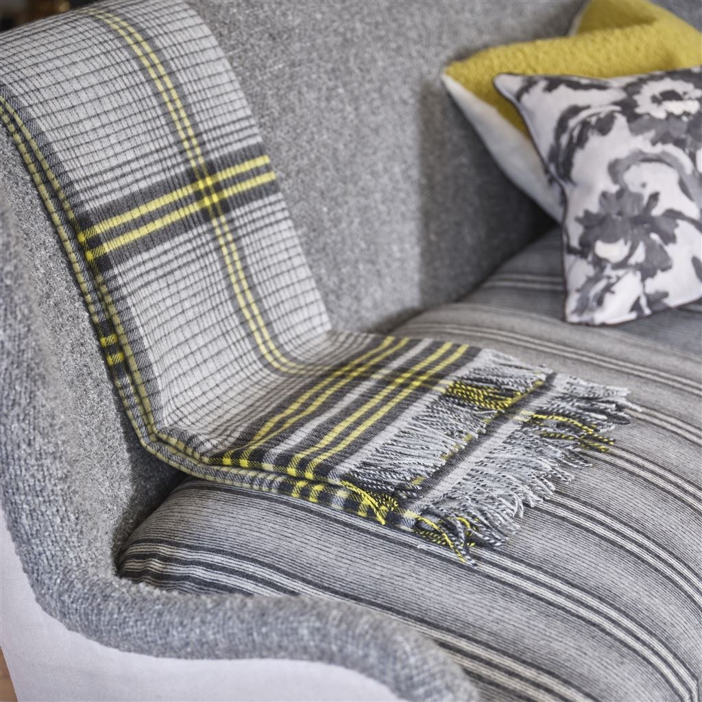 Delamere Graphite Throw