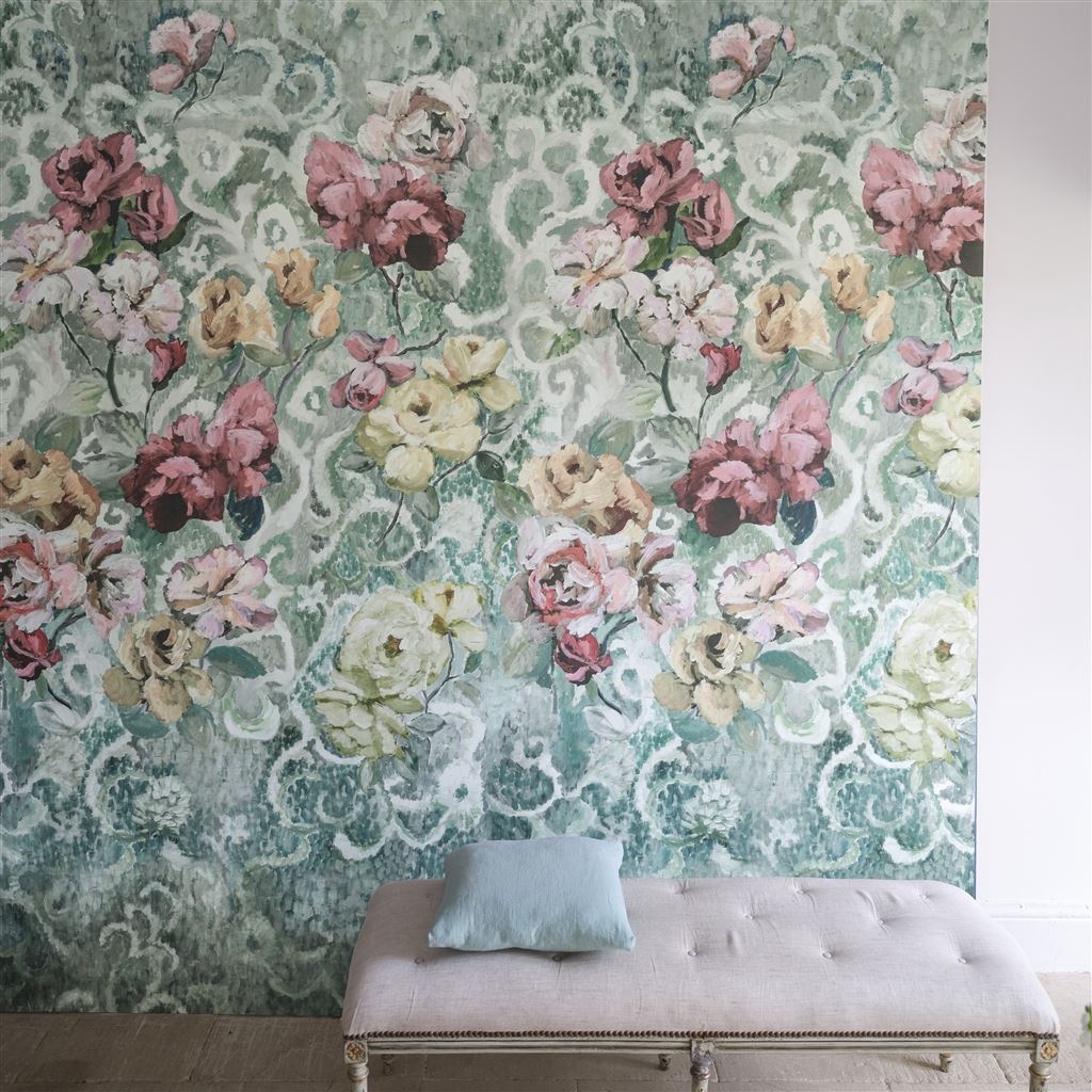 Tapestry Flower Eau De Nil