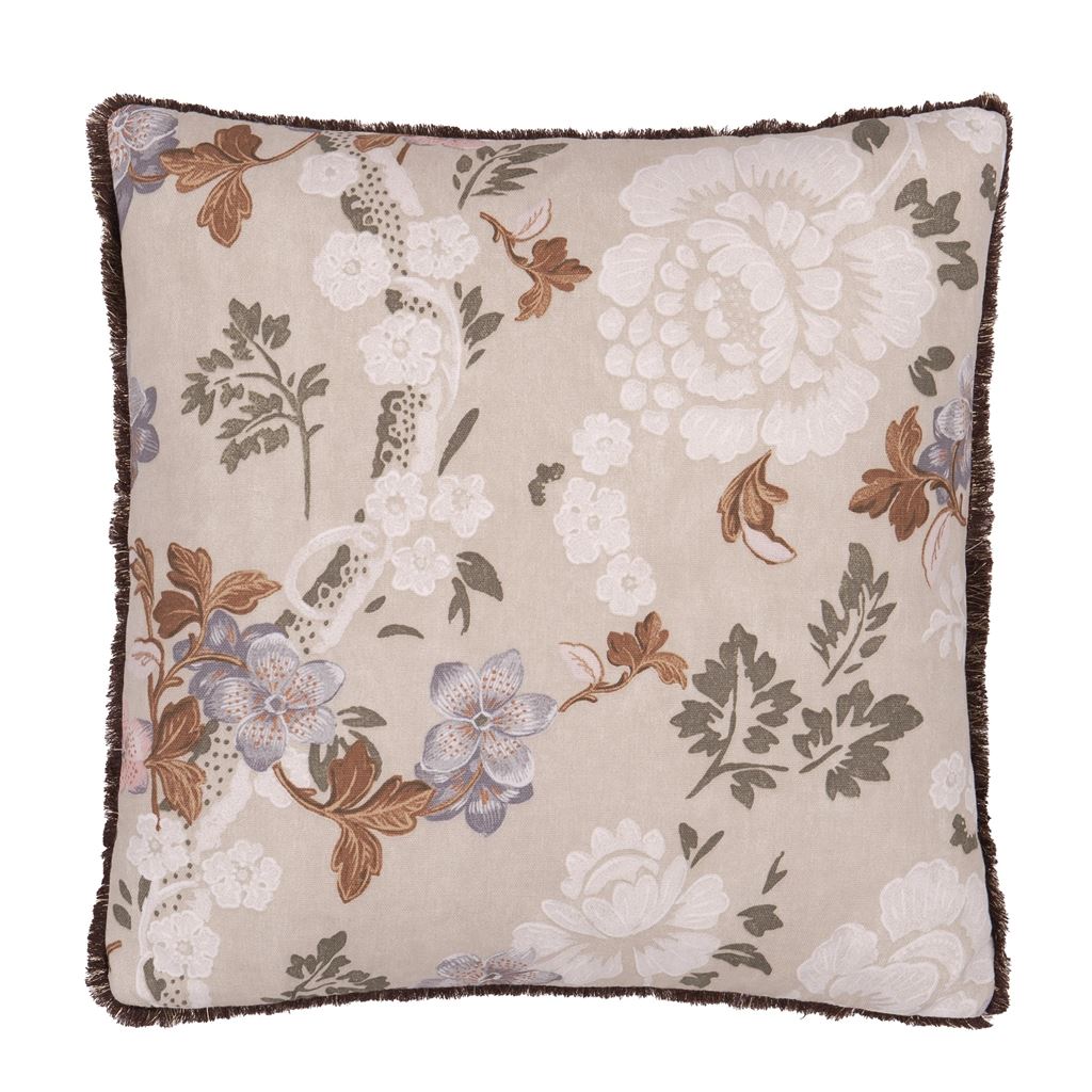 Eagle House Damask Limestone Cushion