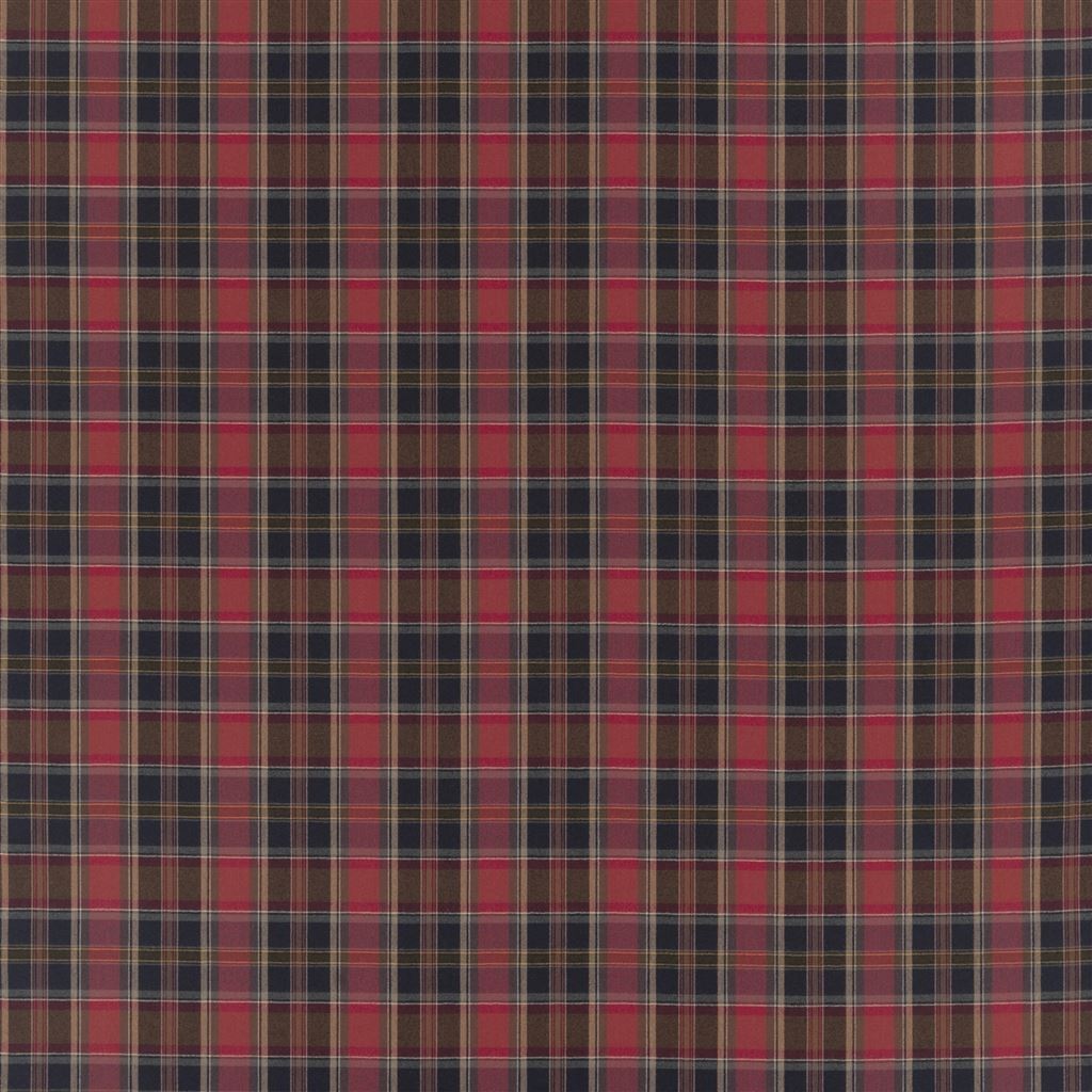 Ian Plaid - Balmoral Red - Cutting