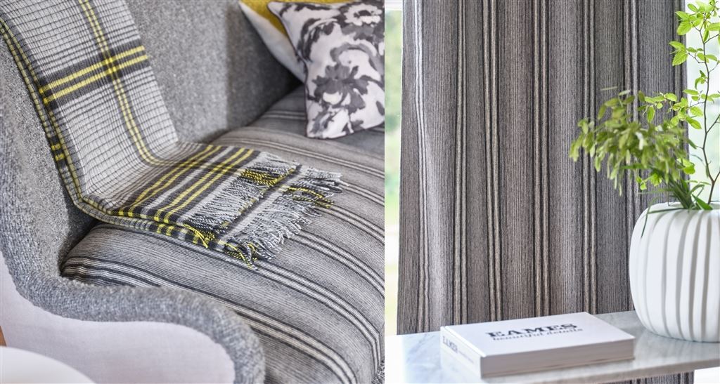 STRIPED & CHECKED UPHOLSTERY