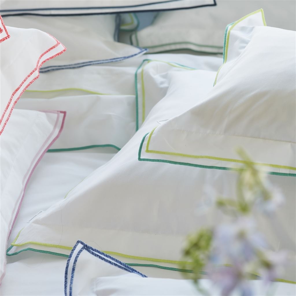 Astor Aqua & Acacia Cotton Bed Linen