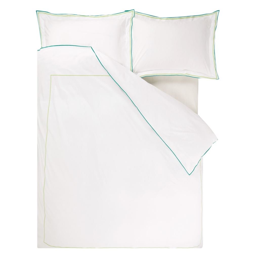 Astor - Aqua & Acacia - Single - Duvet Cover - 200x135cm