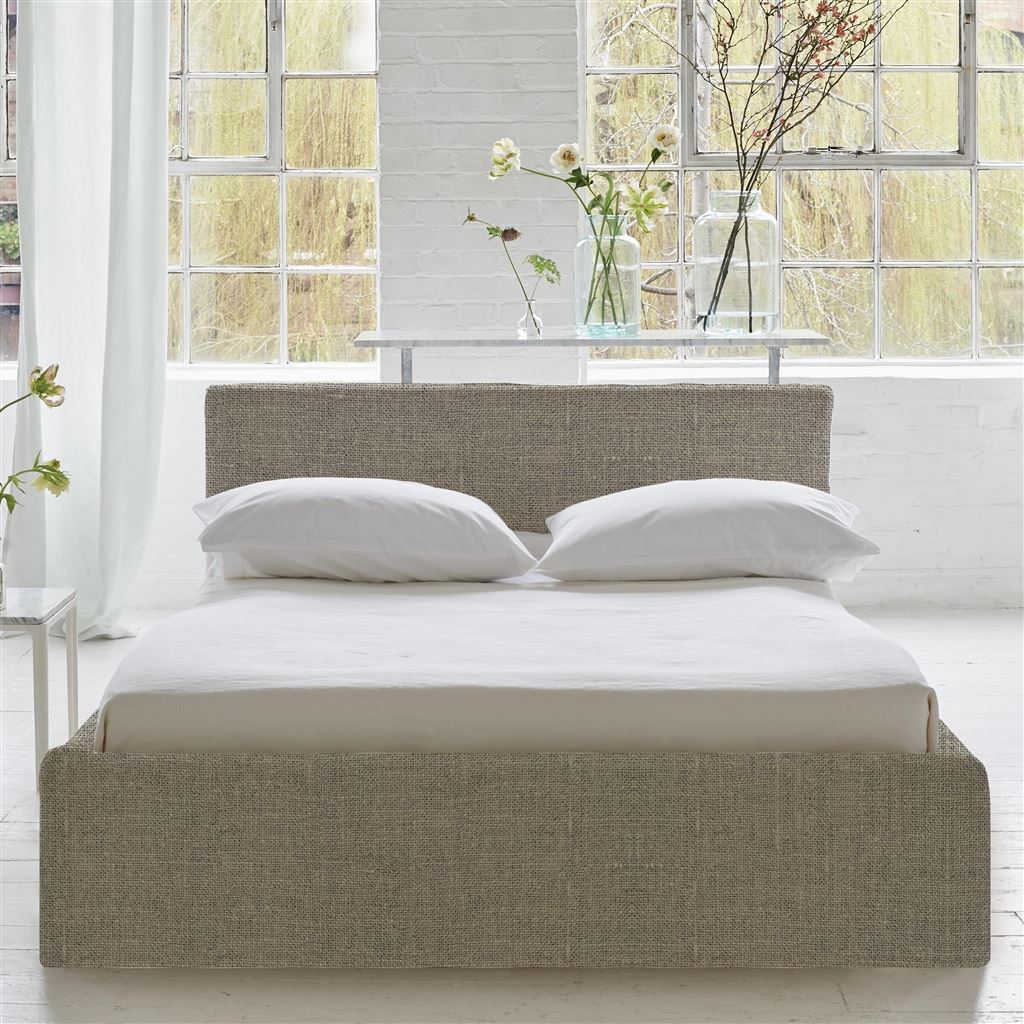 Square Loose Bed Low - Single - Conway - Natural - Beech Leg