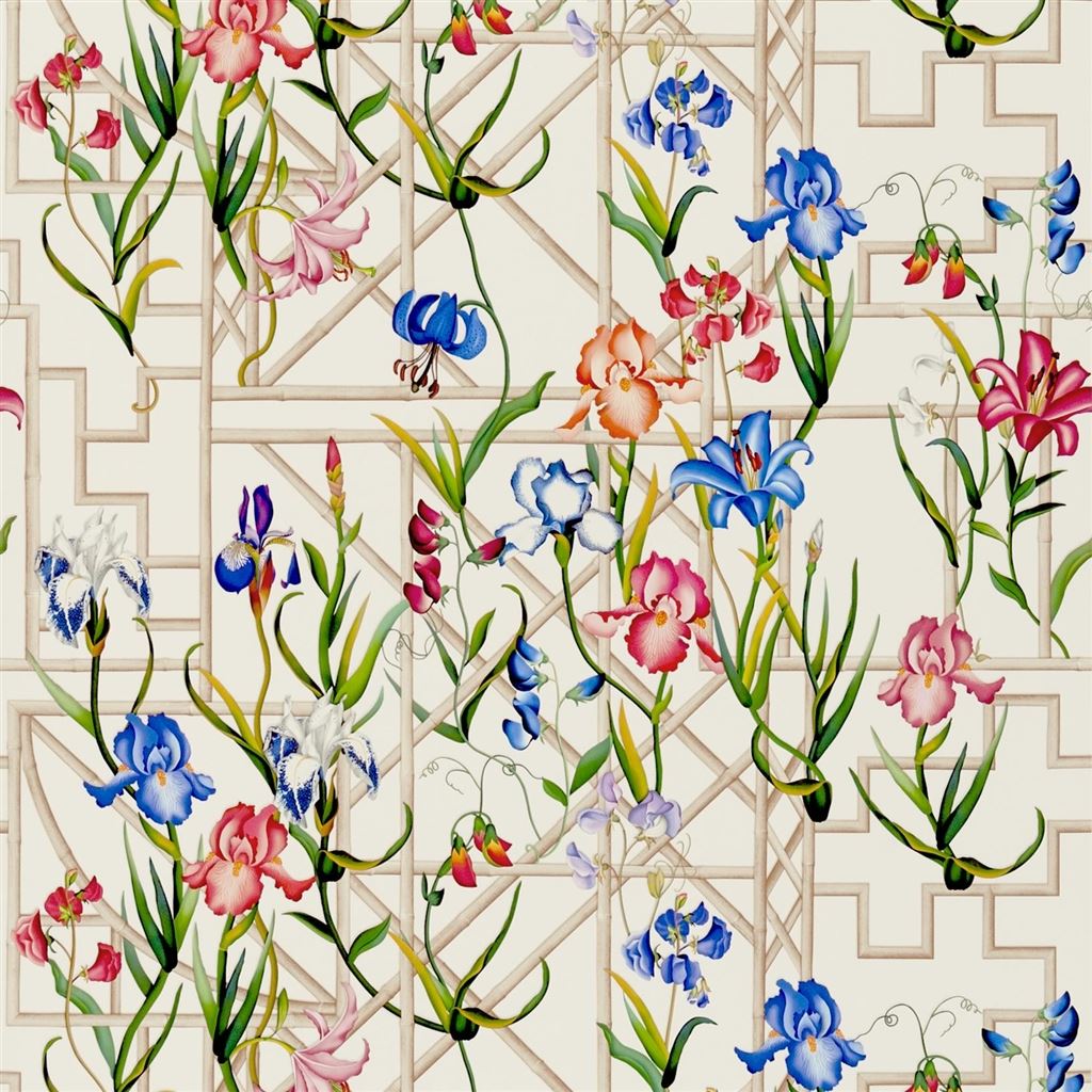 Fretwork Garden - Azur Large Sample