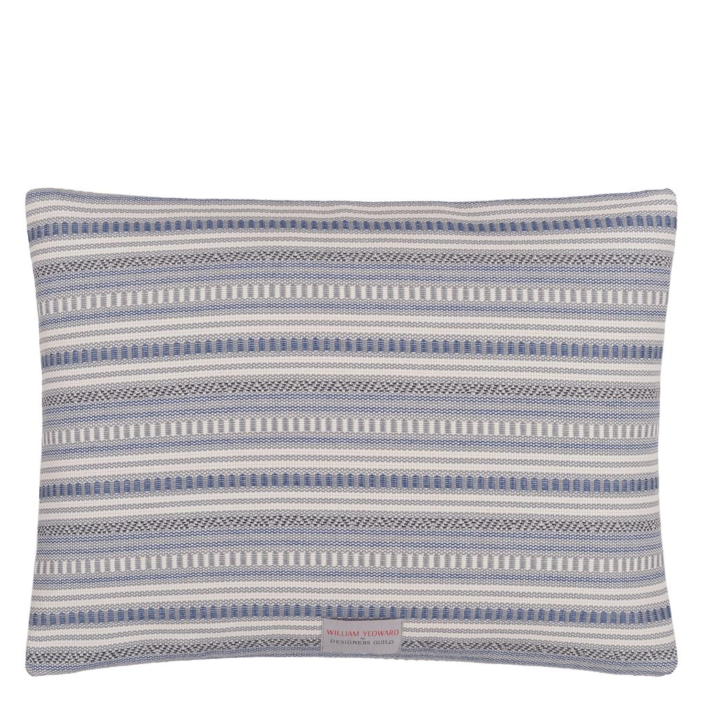 Cuzcita Indigo Outdoor Cushion - Reverse
