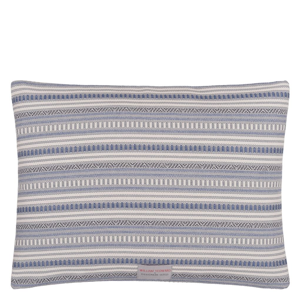 Cuzcita Indigo Outdoor Cushion - Reverse