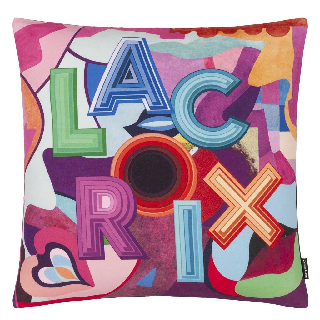 Lacroix Palette Multicolore Cushion - Reverse