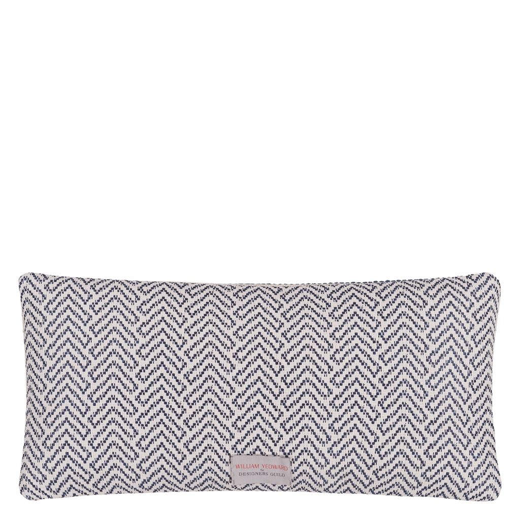 Zaddora Indigo Outdoor Cushion - Reverse