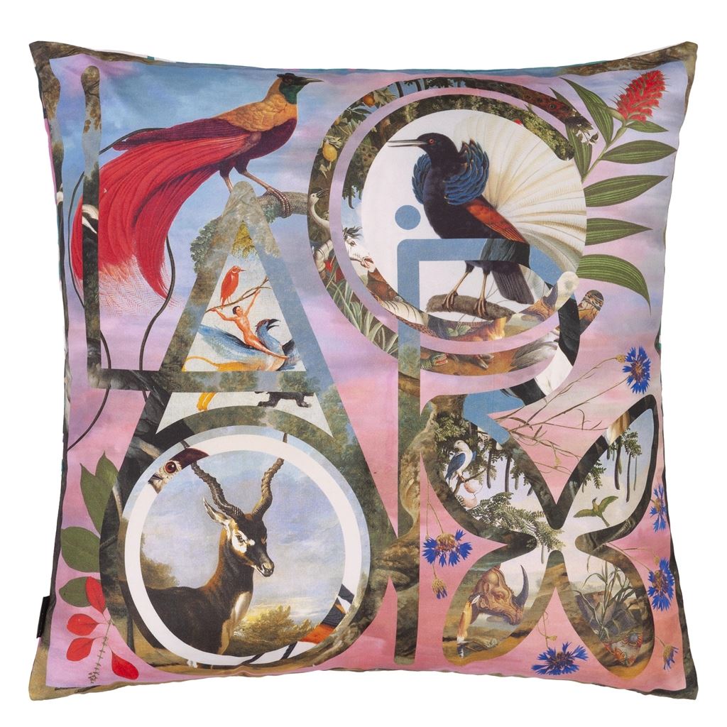 Lacroix Paradise Flamingo Cushion