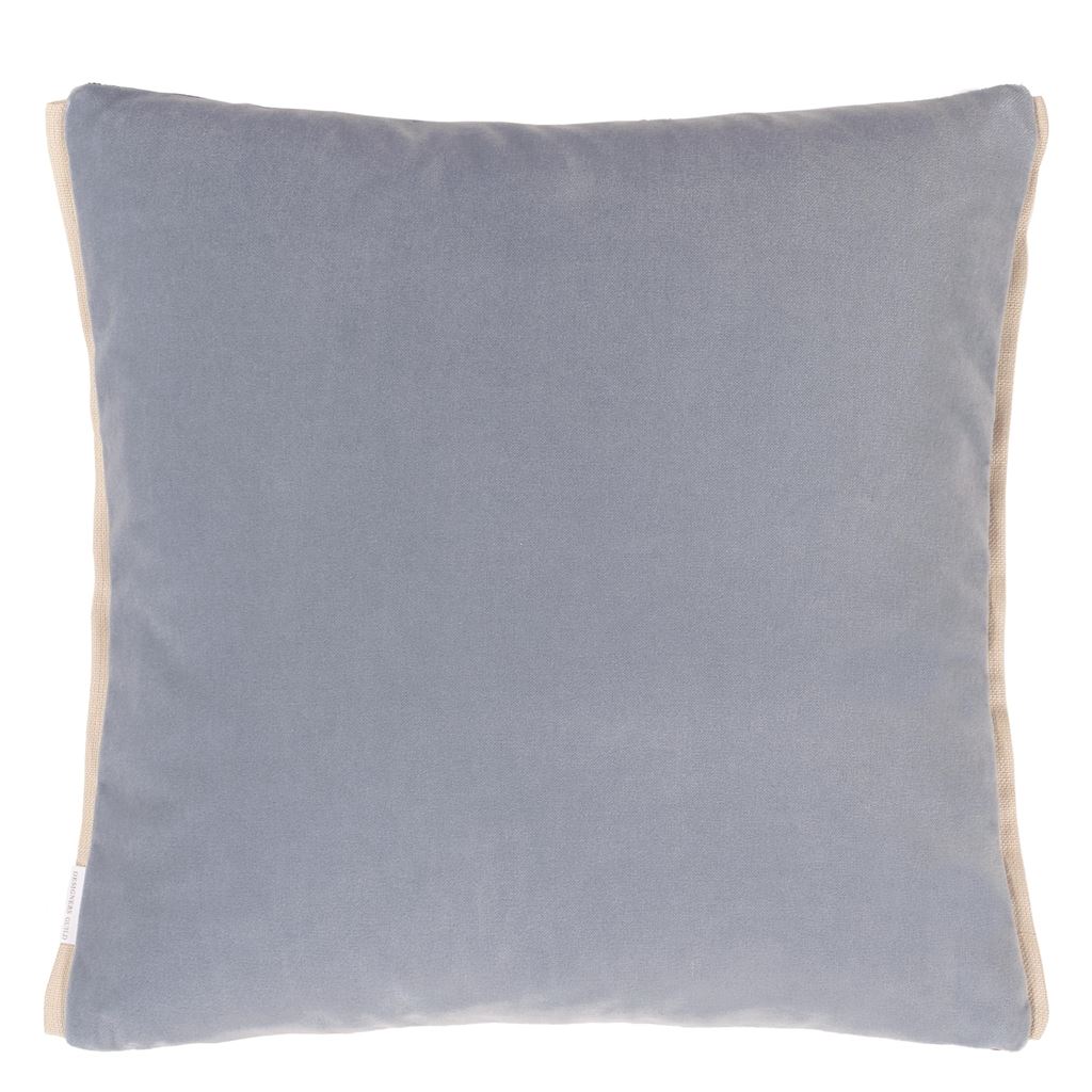 Varese Indigo Smoke Cushion - Reverse